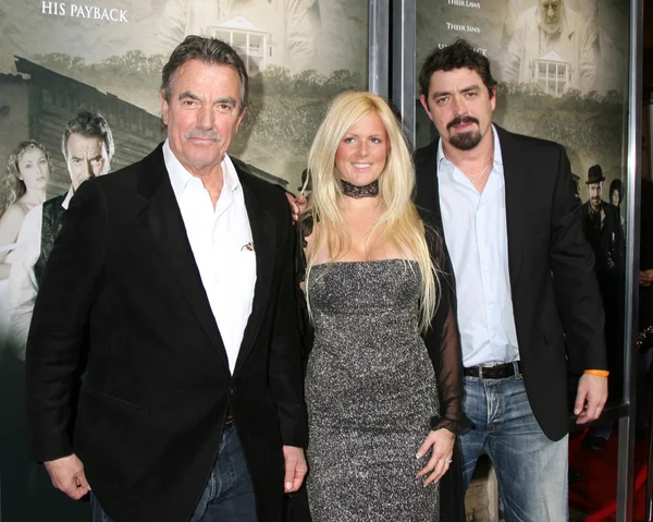 Eric Braeden, con Christian Gudegast & wife — Foto Stock