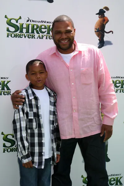 Anthony Anderson and Son — Stock Photo, Image