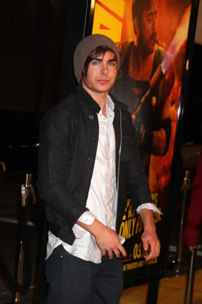 Zac Efron Ordförande — Stockfoto