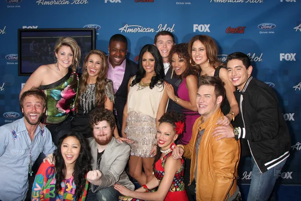 American Idol Season 10 Top 13 — Stock Photo, Image