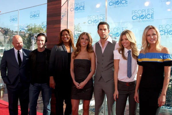 Michael Chiklis, Jeff Probst, Queen Latifah, Audrina Patridge, Zachary Levi — Fotografia de Stock