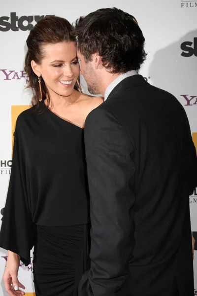 Kate Beckinsale & Len Wiseman — Stockfoto