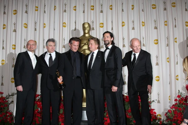 Sir ben kingsley, robert de Niro, sean penn, michael douglas, adrien brody, sir anthony hopkins —  Fotos de Stock