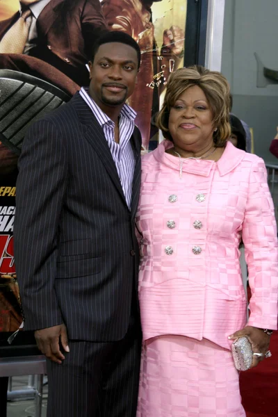 Chris Tucker and Mother — Stock Photo, Image