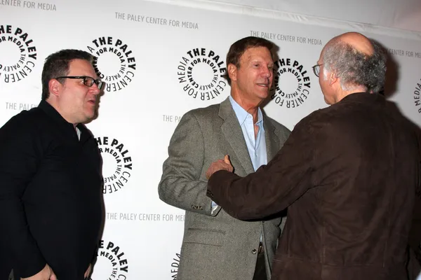 Jeff Garlin, Bob Einstein e Larry David — Foto Stock