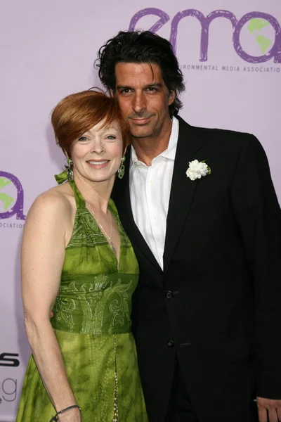 Frances Fisher y huésped — Foto de Stock