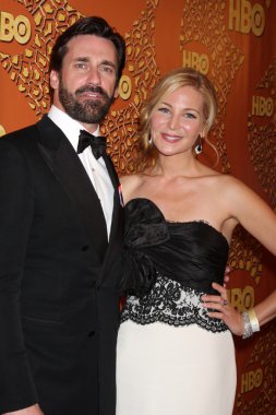 Jon Hamm ve karısı