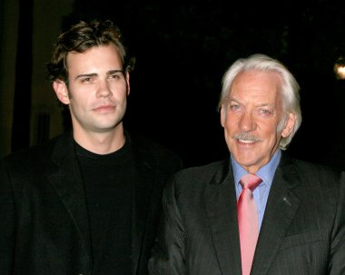 Donald Sutherland ve oğlu Rossif Sutherland