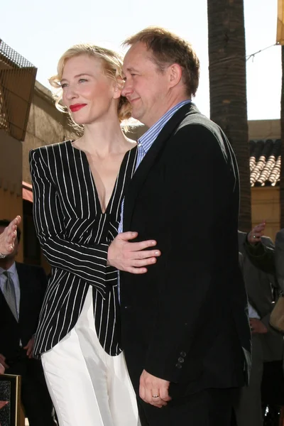 Cate Blanchett idealna mąż Andrew Upton — Zdjęcie stockowe