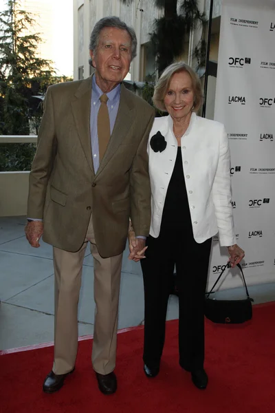 Jeffrey hayden och hustru eva marie saint — Stockfoto