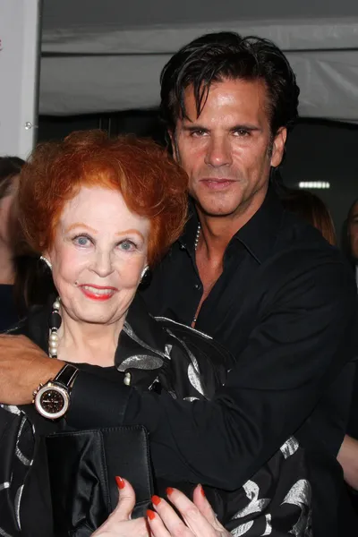 Arlene Dahl, Lorenzo Lamas — Stock Photo, Image