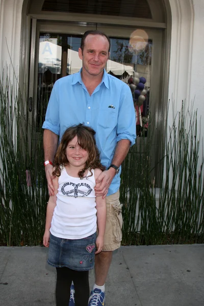 Clark Gregg & Filha Stella Gregg — Fotografia de Stock