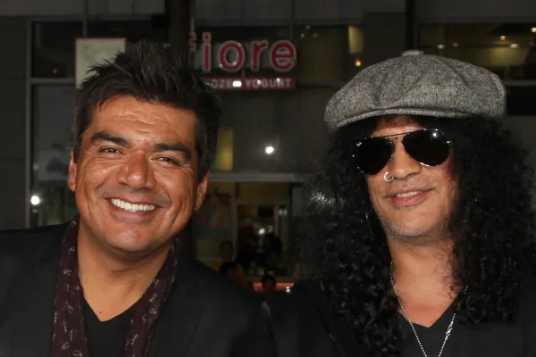 Esposas, slash e george lopez — Fotografia de Stock