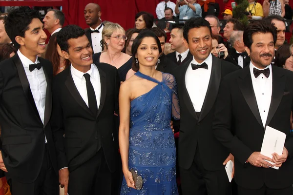 Slumdog Millionaire Cast — Stock Photo, Image