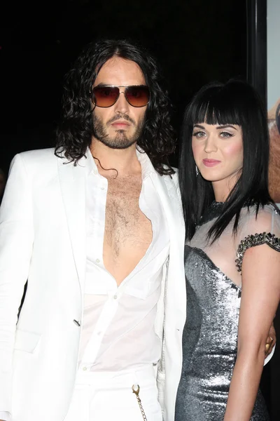 Russel brand, perry katy — Foto Stock