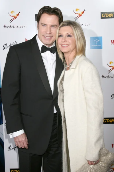 John Travolta, Olivia Newton-John — Stock Photo, Image