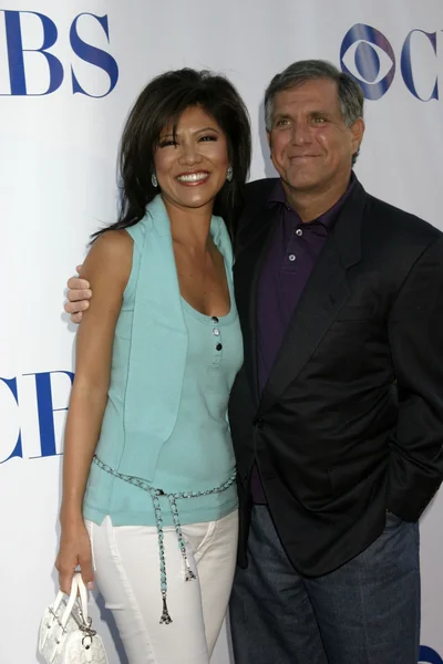 Julie Chen & Les Moonves — Stok Foto