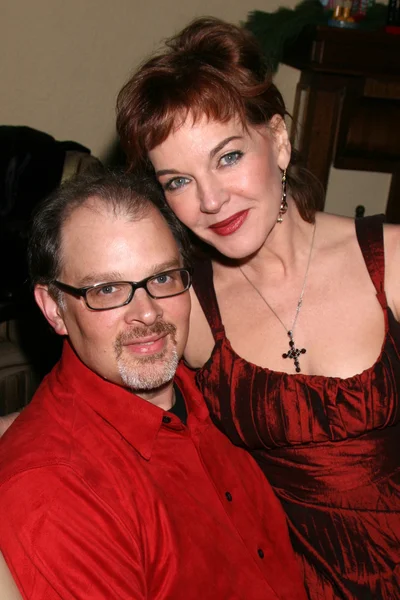 Robin Riker and Husband Evan A. Nesbitt — Stock Photo, Image