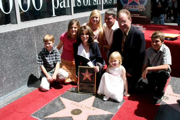 Kate linder & ron linder och familj — Stockfoto