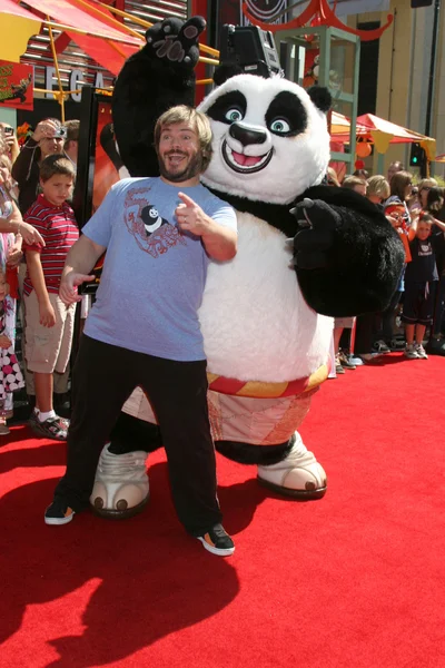 Jack Black & Kung Fu Panda — Stockfoto