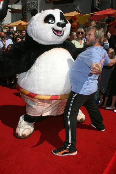 Jack Black idealna Kung Fu Panda — Zdjęcie stockowe