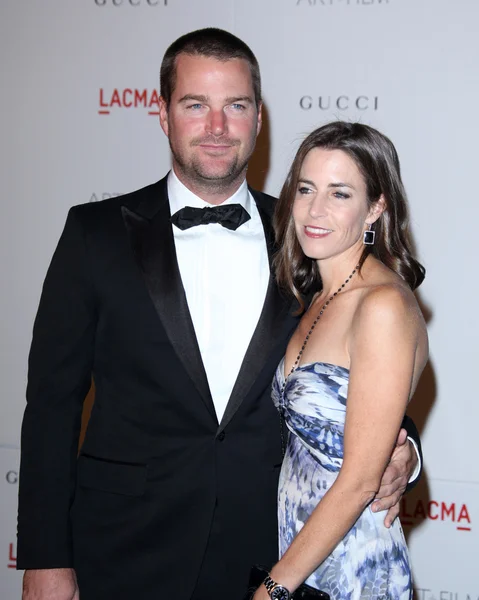 Chris O'Donnell et sa femme — Photo