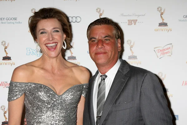 Brenda Strong, Aaron Sorkin — Photo