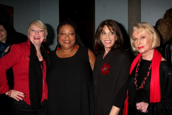 Alison Arngrim, Diane Amos. Kate Linder, Tippi Hedren — Stockfoto