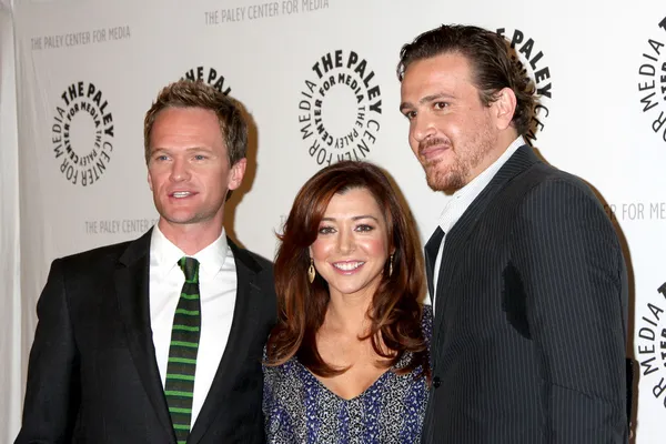 Neil Patrick Harris, Alyson Hannigan, Jason Segel — Stockfoto