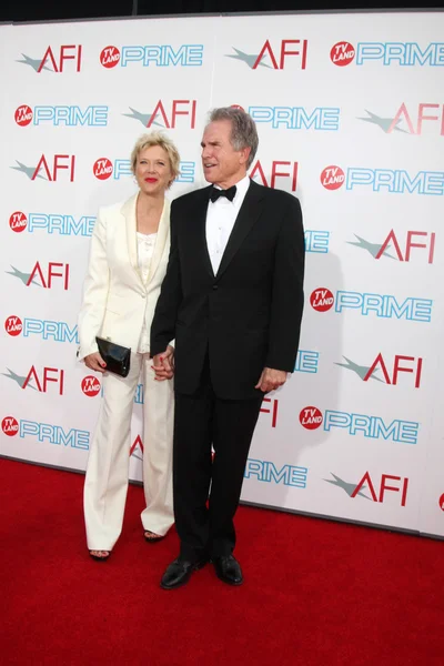 Annette Bening idealna Warren Beatty — Zdjęcie stockowe