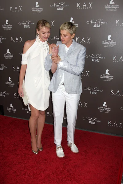 Portia Derossi & Ellen Degeneres — Stockfoto