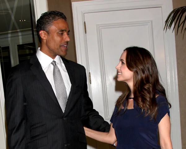 Rick Fox, Eliza Dushku — Stok fotoğraf