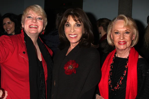 Alison Arngrim, Kate Linder, Tippi Hedren — Foto Stock