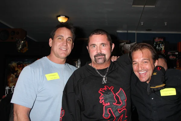 CJ graham, kane hodder & warrington gillette — Stok fotoğraf