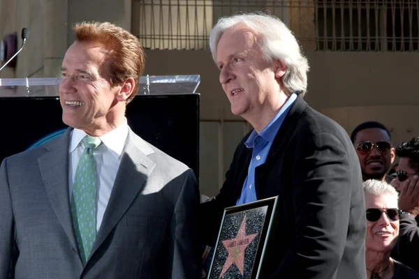 Arnold Schwarzenegger, James Cameron — Photo