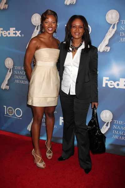 Eva Marcille & Tonya Lee Williams — Stock Photo, Image