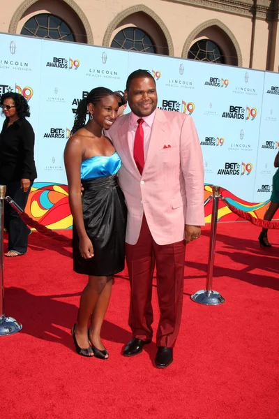 Anthony Anderson e Filha — Fotografia de Stock