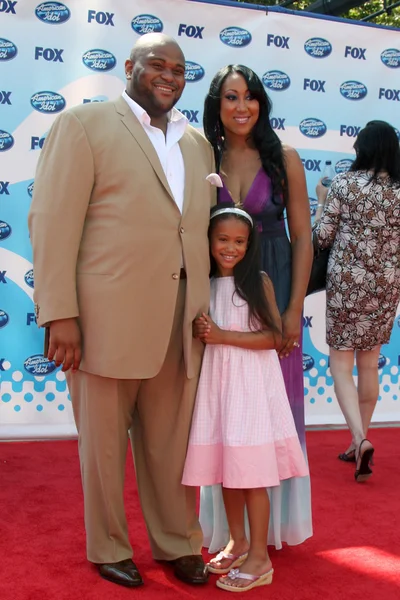 Ruben Studdard & Família — Fotografia de Stock