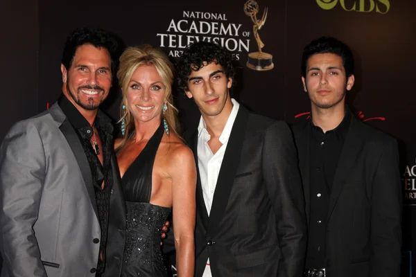 Don diamont & wife, Familie — Stockfoto