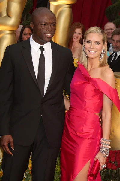 Seal och heidi klum — Stockfoto