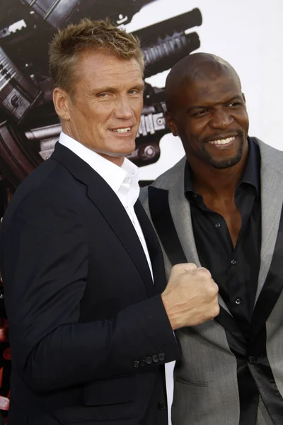 Dolph Lundgren & Terry Crews — Stock Photo, Image