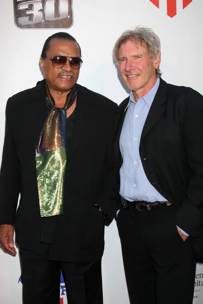 Billy Dee Williams y Harrison Ford — Foto de Stock