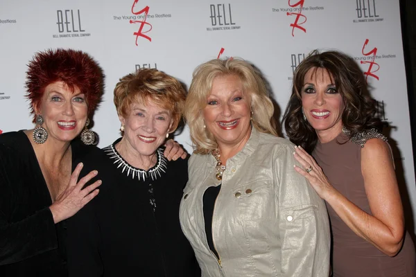 Marcia Wallace, Jeanne Cooper, Beth Maitland, Kate Linder — Zdjęcie stockowe