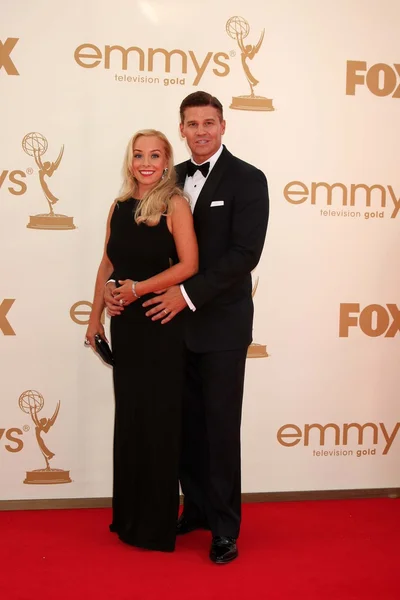 Jaime Bergman, David Boreanaz — Foto de Stock