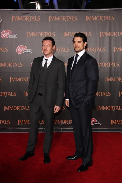 Henry Cavill & Luke Evans: 'Immortals' Premiere Guys: Photo
