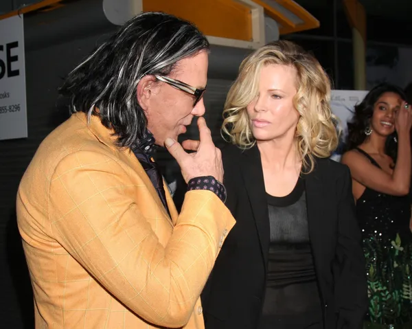 Mickey rourke och kim basinger — Stockfoto