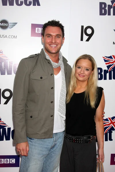 Owain Yeoman & Lucy Davis — Stockfoto