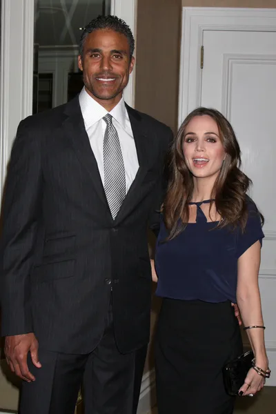 Rick Fox og Eliza Dushku - Stock-foto