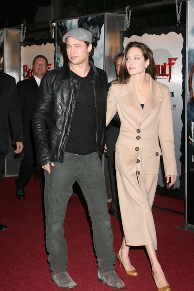 Brad Pitt und Angelina Jolie — Stockfoto