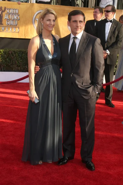 Steve Carrell et sa femme — Photo